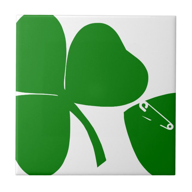 Carreau St Patrick's Day - Obtenez Lucky 3 + 1 feuilles =  (Devant)