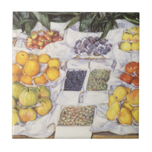 Carreau Stand de fruits de Gustave Caillebotte, Art Vintag