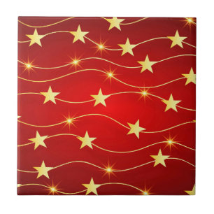 Carreau Star Adored Ruby Motif rouge
