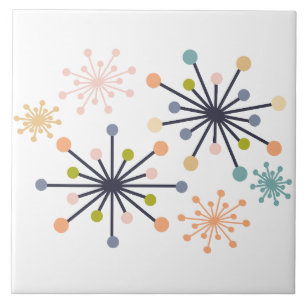 Carreau Starburst Pastels atomique