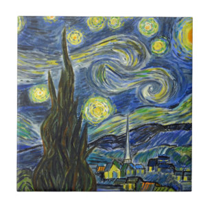 Carreau Starry Night Van Gogh