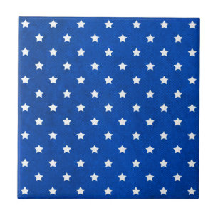 Carreau Stars on Digital Fabric Texture by Shirley Taylor