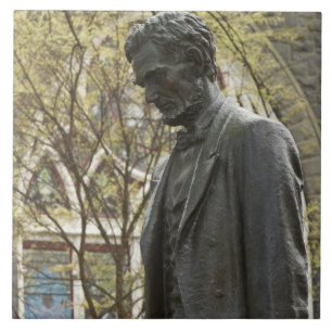 Carreau Statue d'Abraham Lincoln, Portland, Orégon