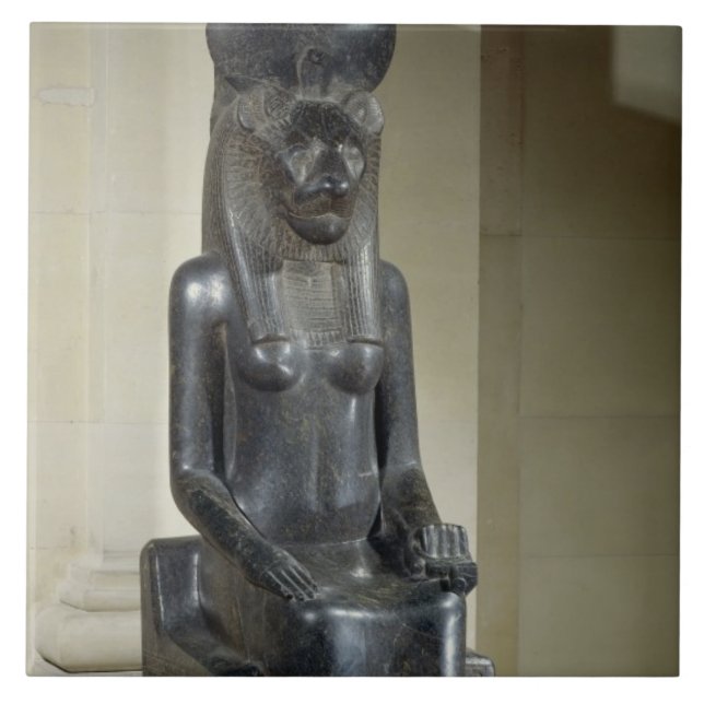 Carreau Statue de la déesse lion-dirigée Sekhmet, du Th (Devant)