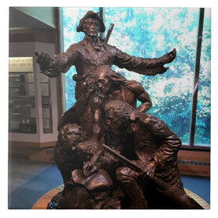 Carreau Statue de Lewis et Clark, Fort Clatsop, Oregon