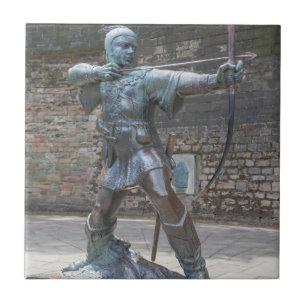 Carreau Statue de Robin Hood par la photo de château de