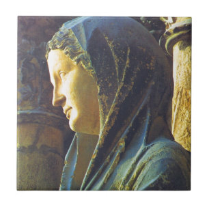 Carreau Statue de Vierge Marie