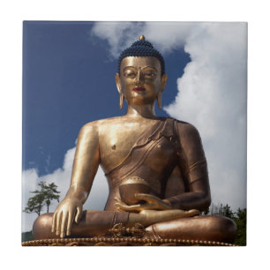 Carreau Statue du Bouddha assis