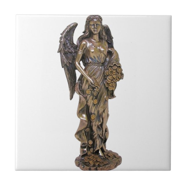 CARREAU STATUE GRECQUE DE DAME FORTUNA (Devant)
