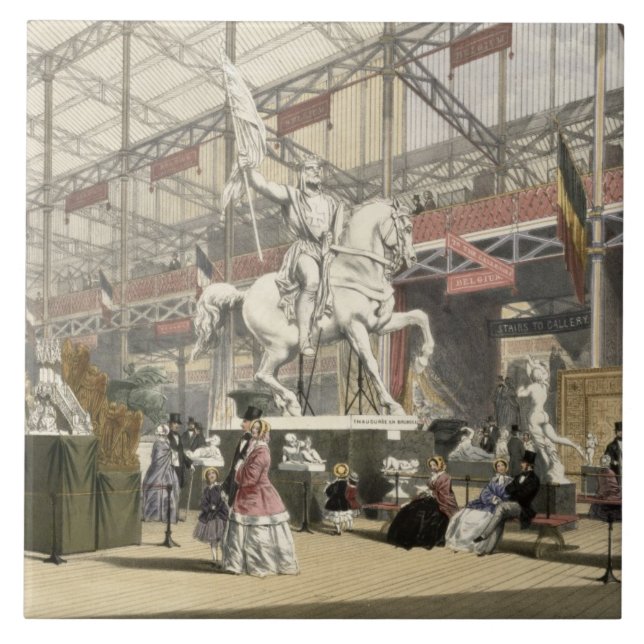 Carreau Statues dans la section de la Belgique du grand (Devant)