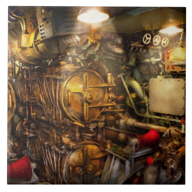 Carreau Steampunk - Naval - La salle des torpilles (Devant)