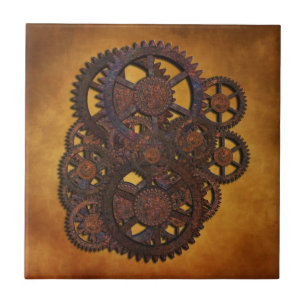 Carreau Steampunk Rusty