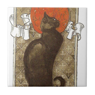 Carreau Steinlein's Cat - Art Nouveau