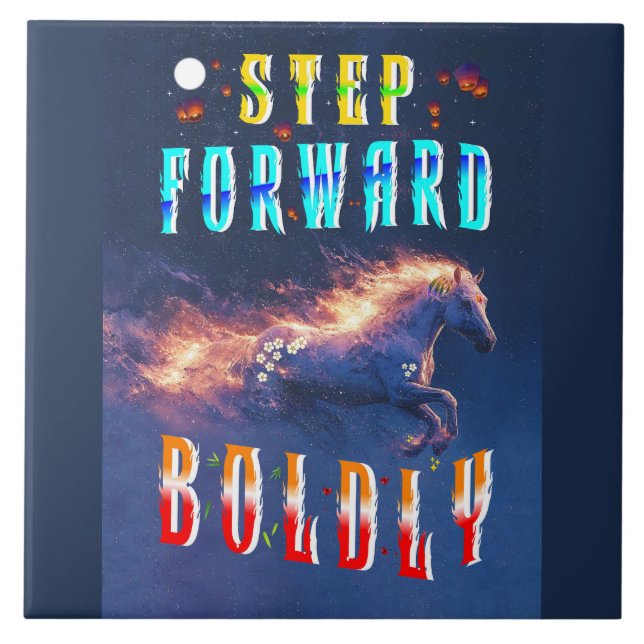 Carreau Step Forward Boldly (Devant)