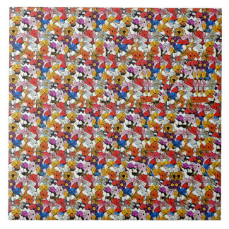 Carreau STÉRÉOGRAMME D'OISEAU VOLANT 4.25x4.25, 6x6 pouces