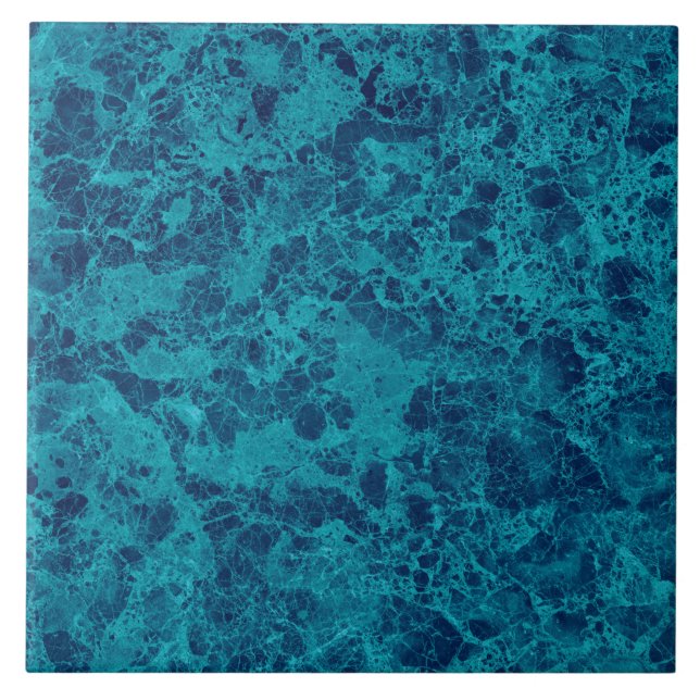Carreau Structure en marbre bleu Terrazzo (Devant)