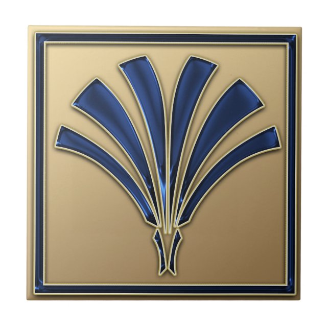 Carreau Style Art Déco Céramique (Ventilateur) (Devant)