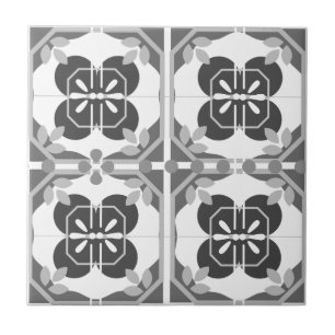 Carreau Style azulejos gris complexe neutre