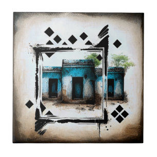 Carreau Style bauhaus de cabanes égyptiennes