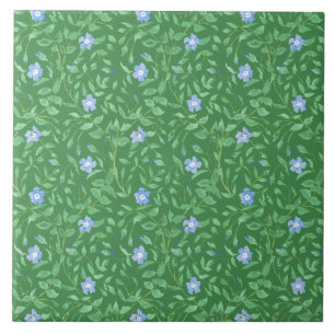 Carreau Style campagnard vert-foncé bleu de bigorneau