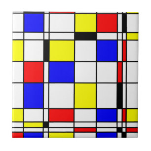 Carreau Style d'art de Mondrian
