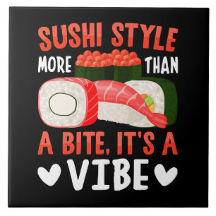 Carreau Style de sushi plus qu'une bouchée