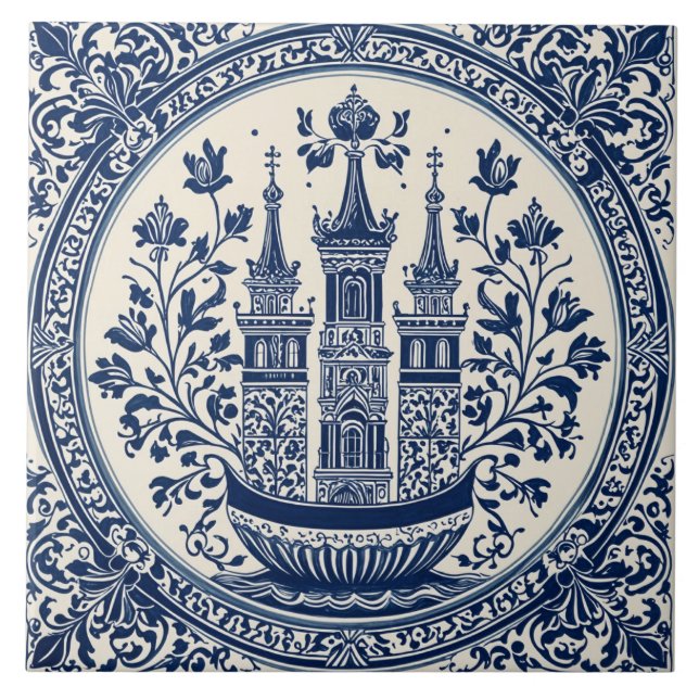 Carreau Style Delft 1 (Devant)