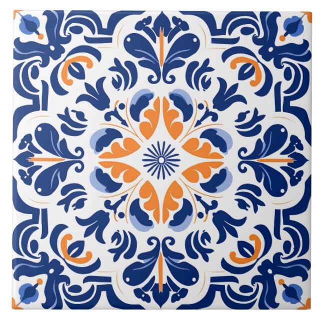 Carreau Style espagnol mignon motif (Devant)