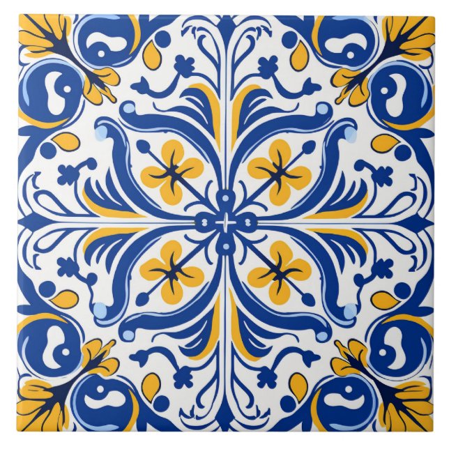 Carreau Style espagnol mignon motif (Devant)