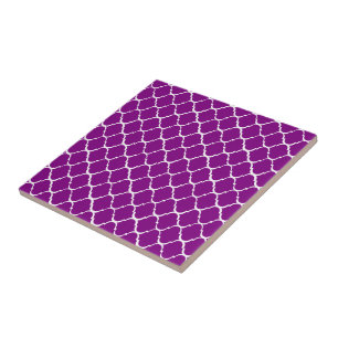 Carreau Style marocain Carrelage en céramique violette