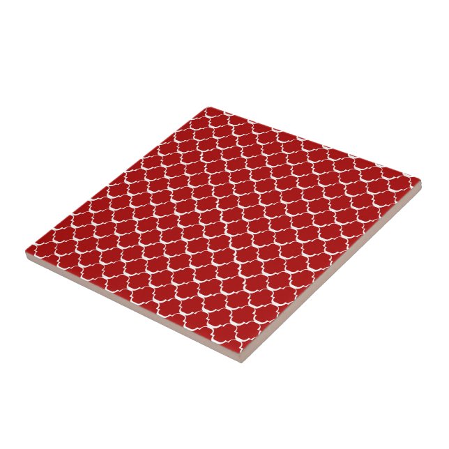 Carreau Style marocain rouge (Côté)