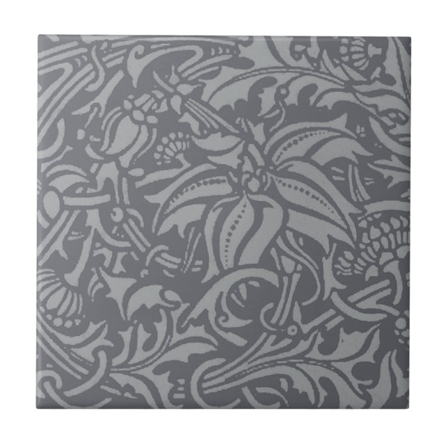 Carreau Style Scottish Thistle Knot William Morris (Devant)