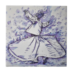 Carreau sufi tourbillonnant - NOVEMBRE 19,2017