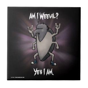 Carreau Suis-je Webad Heavy Metal Cartoon