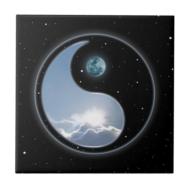 Carreau Sun-Lune Yin-Yang (Devant)