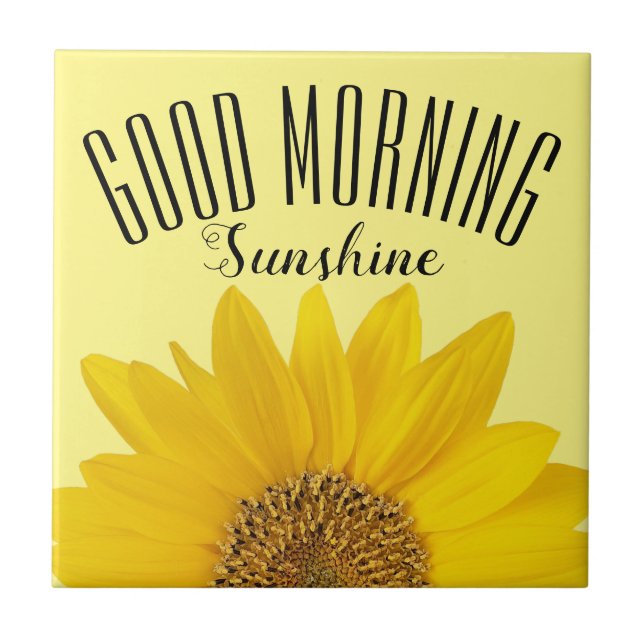 Carreau Sunflower Good Morning Sunshine (Devant)