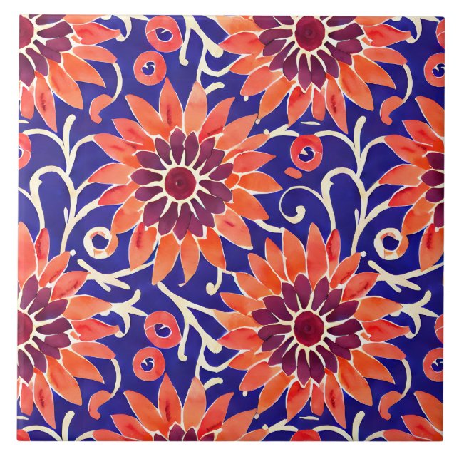 Carreau Sunflower Mediterranean (Devant)