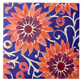 Carreau Sunflower Mediterranean