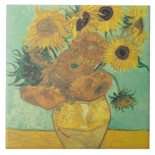 Carreau Sunflowers par Vincent Van Gogh