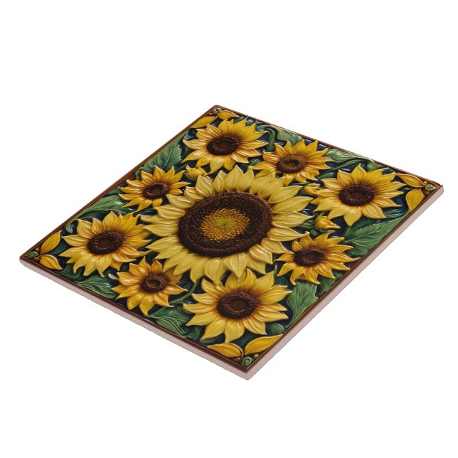 Carreau Sunflowers Populaire belle collection (Côté)