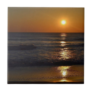 Carreau Sunrise at the Beach by Shirley Taylor