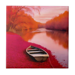 Carreau Sunrise de la rivière Rouge
