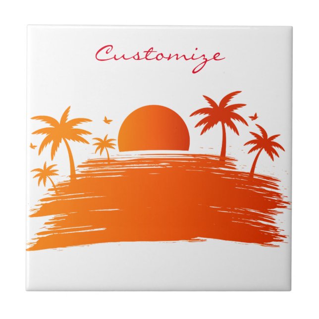 Carreau Sunrise Sunset Thunder Cove (Devant)