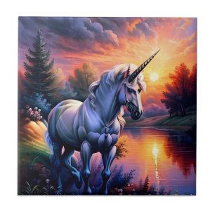 Carreau Sunset Lake River Unicorn Seven