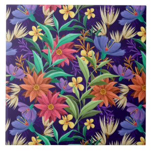 Carreau Superbe Floral coloré
