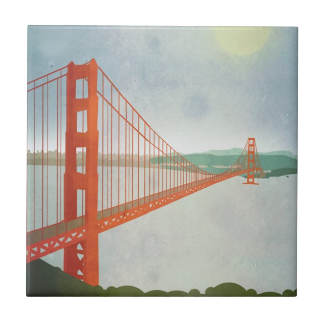 Carreau Sur golden gate bridge (Devant)
