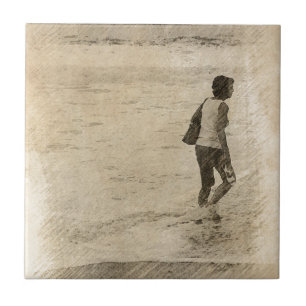 Carreau sur la plage d'Ipanema
