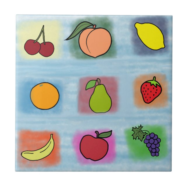 Carreau Surprise des fruits (Devant)