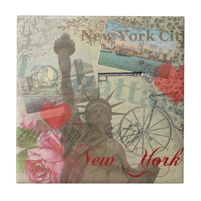 Carreau Symbole d'Art de New York (Devant)