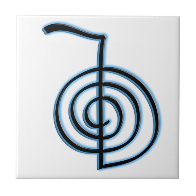Carreau Symbole de Cho Ku Rei Reiki (Devant)